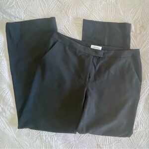 Calvin Klein Charcoal Grey Traditional Women's Trousers Pants